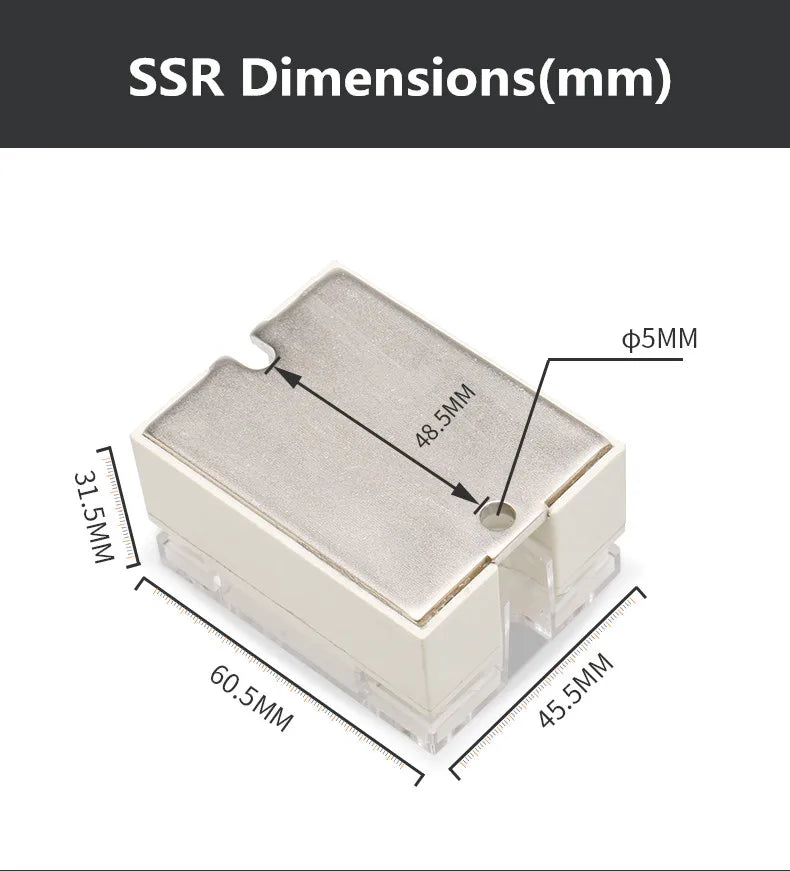 Big Sale GEYA Single Phase Solid State Relay SSR 40DA/60DA/80DA/100DA DC control AC with Pastic Cover 100A SSR DA