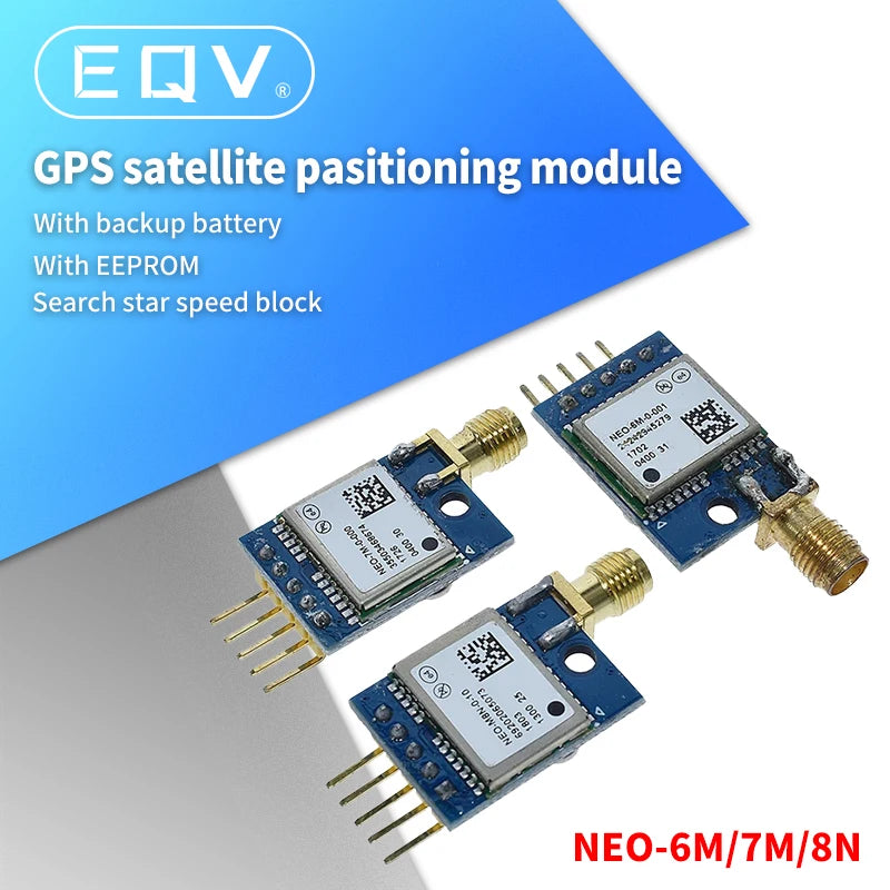 Neo-6m Neo-7m Double Sided Gps Mini Module Neo-m8n Satellite Positioning Microcontroller Scm Mcu Development Board For Arduino