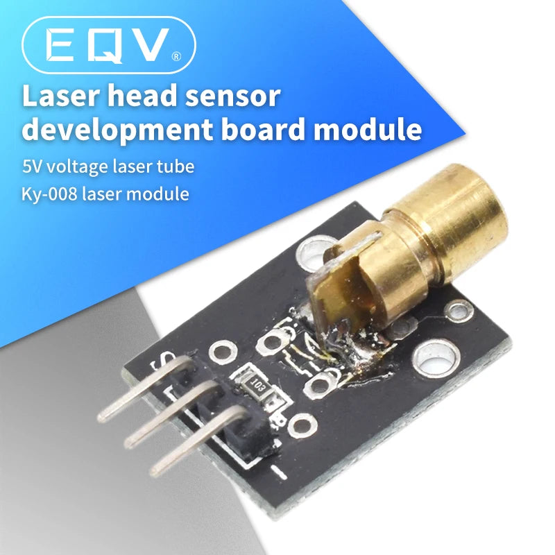 Smart Electronics New KY-008 3pin 650nm Red Laser Transmitter Dot Diode Copper Head Module for Arduino AVR PIC DIY Free Shipping