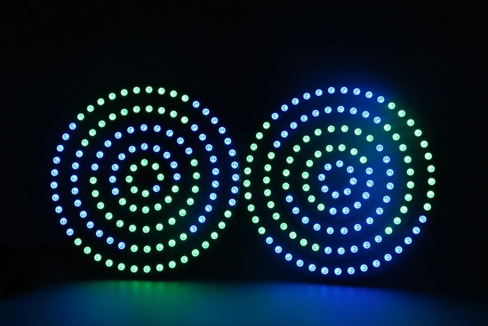 WS2812b Led Ring Addressable 8/16/24/35/45Leds 5050 RGB Led Diode Ring Color IC Built-in LED