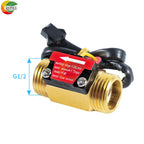 Brass Flow Sensor G1/2"DN15 Thread Hall Sensor YF-B1/B2/B3/B7 Switch Water Flow Sensor Flow Meter Hall Turbine Flow 1~25L/min