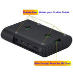 Raspberry Pi 4 Model B ABS Case with Cooling Fan and Heatsinks Kit