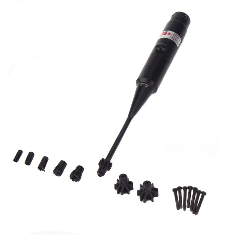 Universal Laser Bore Sight Kit .177 .22 to.64 Rifle Collimator Boresighter Laser Pointer Collimator Sight