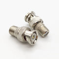 5pcs BNC Male Plug To F Female Jack Coax Connector Adapter For CCTV Camera Drop Shipping Support Silver  monitor