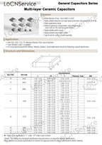 LoCNService SMD Capacitors 4000PCS 0603 1608 COG/NPO RoHS 50V 0.5% 5% 4.7PF 5PF 5.6PF 6PF 6.2PF 6.8PF 7PF 8PF High quality
