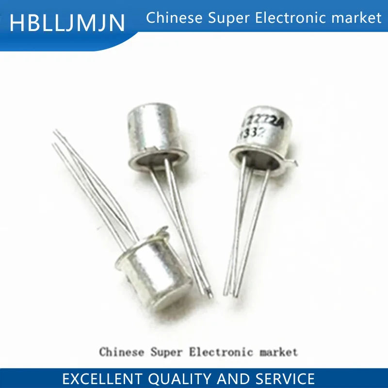 10PCS 2N2222A 2N2222 TO-18 NPN 40V 0.8A  Transistor