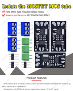 LIZAO FR120N Isolated MOSFET FET Module 100V 9.4A 30V 161A 40V 50A Board LR7843 AOD4184 D4184 Replacement Relay MOS Tube