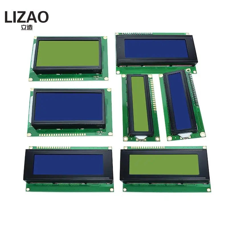 LCD1602 LCD 1602 2004 12864 module Blue Green screen 16x2 20X4 Character LCD Display Module HD44780 Controller blue black light