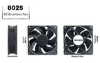 YOUNUON 60mm 80mm 90mm 120mm EC Brushless Fan AC 110V 115V 120V 220V 240V Axial Fan with Srews/Grill 6025 8025 9225 12025 12038
