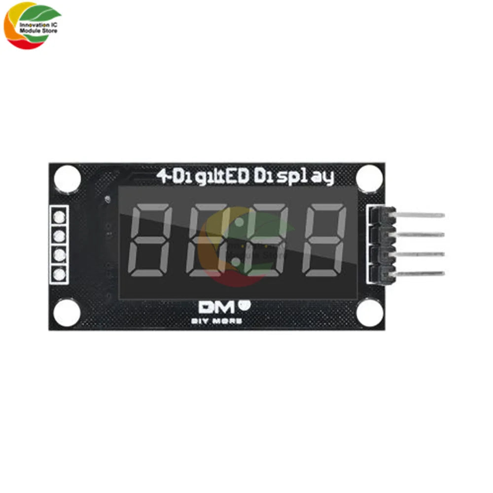 TM1637 Clock Module 4-digit LED 0.36" 0.56" Display Tube 7-segment LED Display Clock Dual Dot Module 0.36" 0.56 Inch Arduino