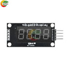TM1637 Clock Module 4-digit LED 0.36" 0.56" Display Tube 7-segment LED Display Clock Dual Dot Module 0.36" 0.56 Inch Arduino