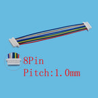 20Pcs JST SH1.0 1.0mm Pitch 2P 3P 4P 5P 6P 7P 8 Pin Female to Female Double Head Cable Wire Connector Length 10cm 28AWG