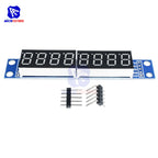 diymore MAX7219 8 Digit LED Tube Display Control Module for Arduino 3.3V 5V Microcontroller Serial Driver 7-segment