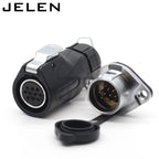 XHE20,  IP67 2/3/4/5/6/7/8/9/10/12 pin Waterproof connector, M20 Panel mount power cable connector male(socket) and female(plug)