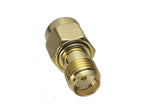 1pcs Connector Adapter SMA RP-SMA to SMA RPSMA Male Plug & Female Jack Straight & Right angle RF Coaxial Converter New Brass