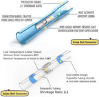Wire Connector Electrical Connectors Solder Stick Wire Connector Solder Heat Shrink Waterproof Crimp Cable Terminals for Cable