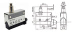 10A 250VAC AZ-7312 AZ-7311 AZ-7121 AZ-7310 TZ-7141 Waterproof Micro Switch Travel Limit Switch Straight 90degree Roller Lever