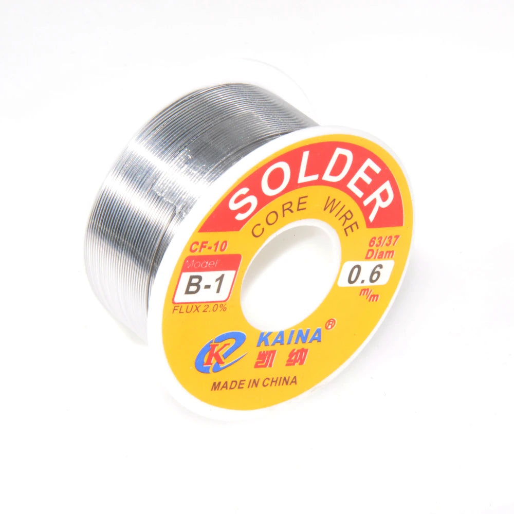 100G Solder Wire Tin CF-10 63/37 Model B-1 0.5/0.6/0.8/1.0/1.2/1.5/2.0mm Diameter Welding Solder Core