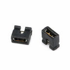 50PCS 2.0MM Pitch Open Top Jumper Cap Black Opening 2MM Pin Header Connection Block