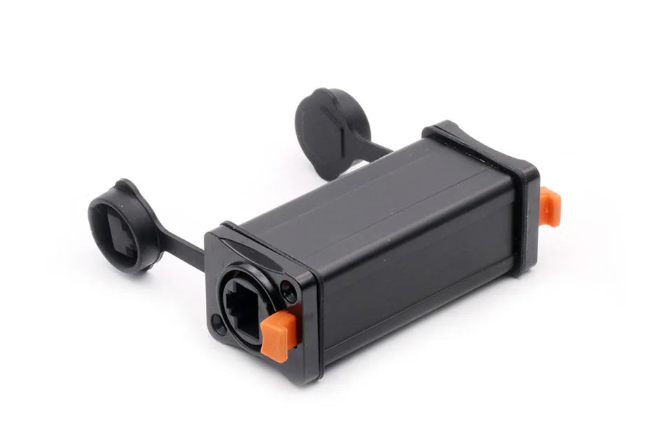 1pc New Arrival Waterproof Network Connector RJ45 Ethernet Connector Female Panel Mount Sockets IP65 Level