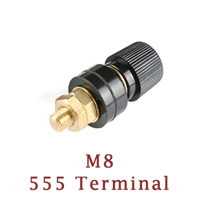 2pcs/1pc 6MM 8MM Full Copper Posts Brass Terminal Blocks Power Supply Terminals M6 M8 Welding Machine Inverter Post Connector