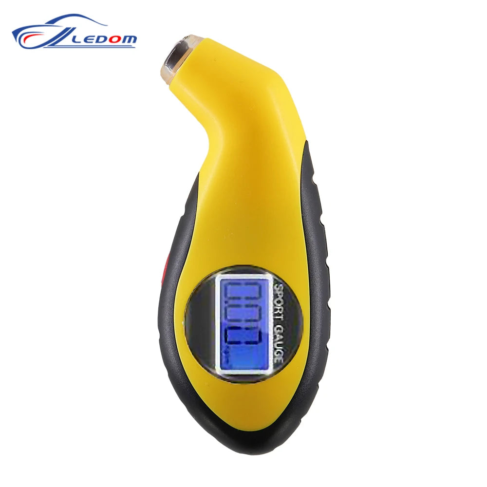 Digital Tyre Air Pressure Gauge Meter LCD Electronic Car Tire Manometer Barometers Tester Tool For Car Motorcycle Security Alarm