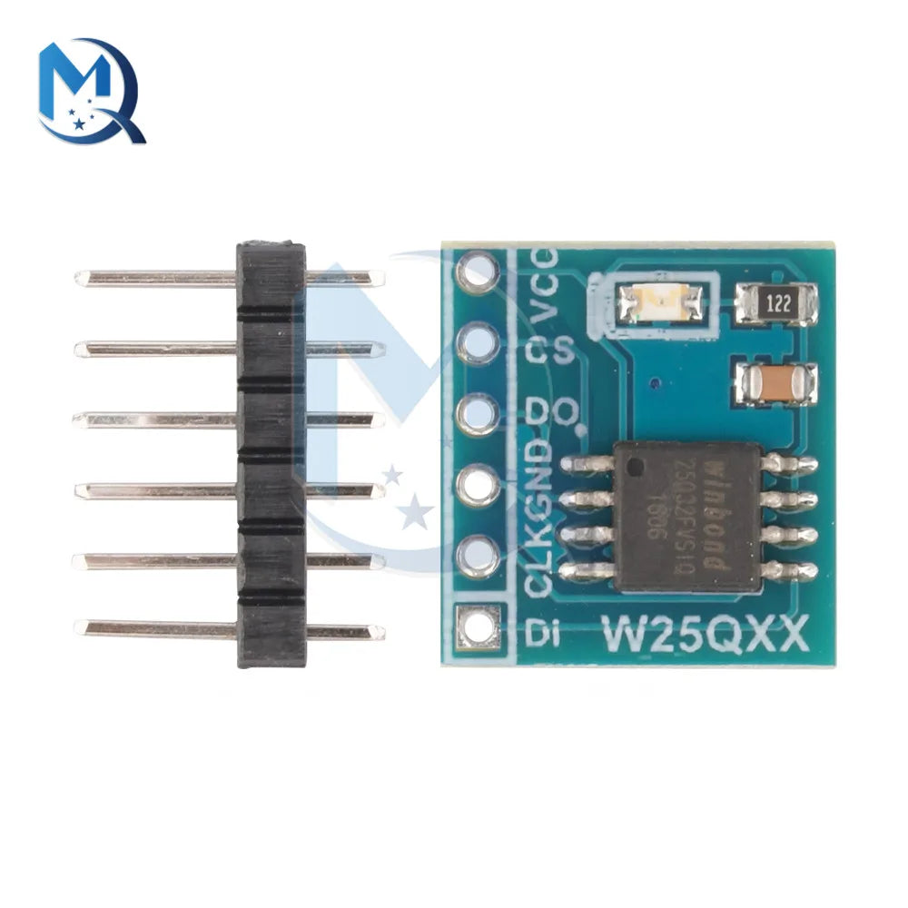W25Q32 W25Q64 W25Q128 FLASH Flash Memory Module 4M-16MByte Large Capacity SPI interface BV FV STM32 Code Memory Board