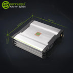 Sennuopu 12 Channels Digital Sound Processors DSP 8 Channels 50 Watts RMS Power Audio Amplifier with Bluetooth Player X812