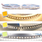 5M LED Strip Light DC 12V 24V 2835 Flexible Ribbon Diode Light 60/120/240/480 LED Stripe Warm Natural Cold White Luces Led Tape