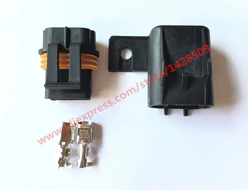 1 Set 2 Pin Sealed Connectors For Inline Fuse Wiring Automotive Connector 12033731 12033769 12103172 12034269