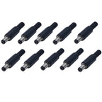 10PCS DC Power Connector pin 2.5x5.5mm Female Plug Jack + Male Plug Jack Socket Adapter PCB Mount DIY Adapter Connector 5.5x2.5