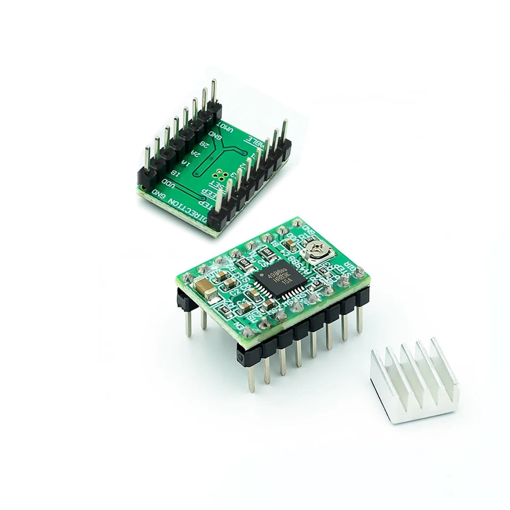 3D Printer Parts StepStick A4988 DRV8825 Stepper Motor Driver With Heat sink Carrier Reprap RAMPS 1.4