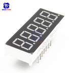 diyamore 0.36 inch 5 Bits Digit LED 7 Segment Common Cathode Digital Tube Blue LED Digit Display
