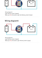 12/16/19/22mm Metal Push Button Switch Momentary Latching Fixed Electric On Off Power Start Stop LED Light 3V 6V 12V 24V 220V