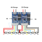 Car start power charging bms 3S 4S 5S 7A 14A 18650 BMS Li-ion/Lifepo4 battery protection board