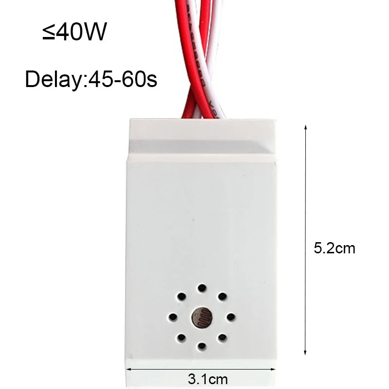 Automatic Lamp Photocell Light Controller Photoswitch PIR Sensor Detector Switch Sound 220v Home Improvement Outdoor Lighting