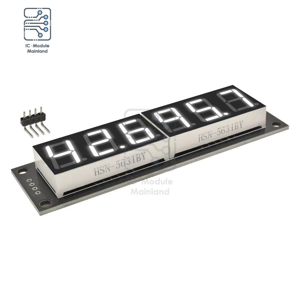 4/6-Digit 0.56 Inch 7 Segments Digital Tube Clock Module Double Dots LED Display TM1637 Blue Yellow White Green Red For Arduino