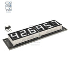 4/6-Digit 0.56 Inch 7 Segments Digital Tube Clock Module Double Dots LED Display TM1637 Blue Yellow White Green Red For Arduino
