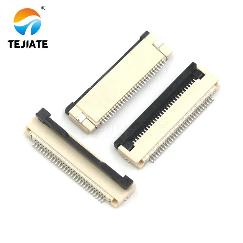 10PCS FFC/FPC Connector Flat Cable Socket 0.5MM Adapter 24/26/28/30/32/34/40/45/50/54/60P Down Flip Type Plug Kit