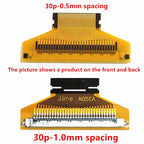 10pcs/FIX 30P to FPC 30P/51P 0.5mm/1.0mm flexible cable interface adapter LCD LED LVDS Cable to FPC FFC adapter board TV plate