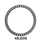 WS2812B 8/16/24/35/45LEDs Pixel Ring SP110E Controller USB Kit RGB Ring Individul AddressabIe WS2812 IC BuiIt-in Lights DC5V