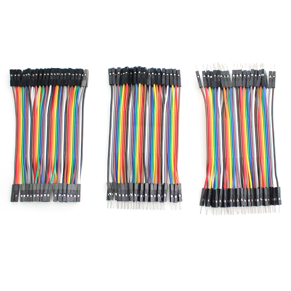 DIY Electronics Wire Dupont Cable For Arduino For breadboard ,10CM Male to Male + Male to Female and Female to Female 20-120pcs