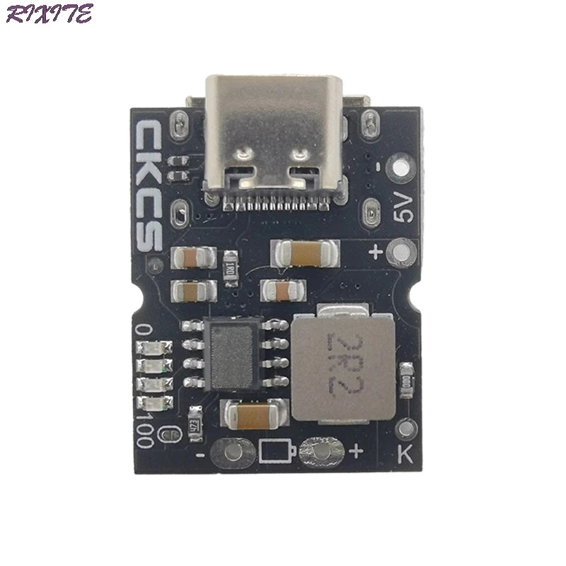 5PCS 5V Boost Step Up Power Module Lithium LiPo Battery Charging Protection Board LED Display USB For DIY Charger 134N3P Program