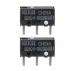 Mouse Micro Switch Original Omron D2FC-F-7N White Dot 20M Clicks Life Micro Switches 2PCS