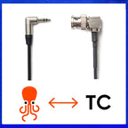 NEUTRIK 3.5mm Mini TRS Jack TENTACLE To Elbow BNC Timecode Cable For Canon C300 / C500, Sony PDW 700 / EX3 / PMW 200, ARRI Amira