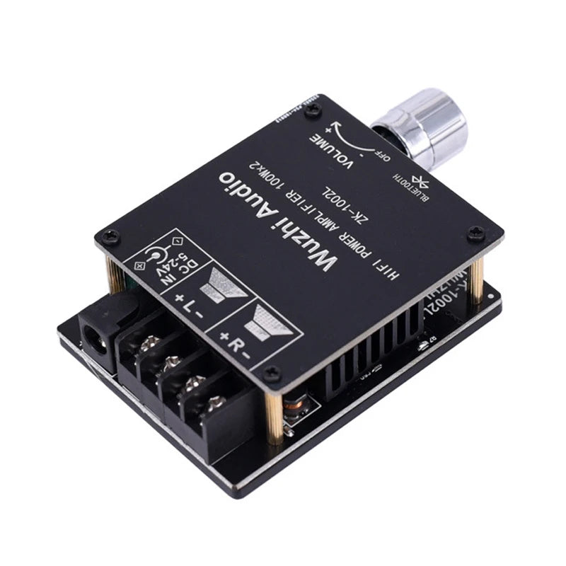 2*100W Bluetooth 5.0 TPA3116D2 Audio Power Amplifier Stereo HiFi Class D Digital TPA3116 Home Theater AUX Mini Music AMP