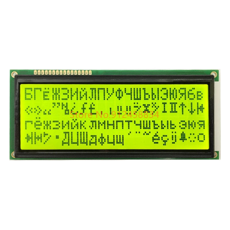 20x4 2004 big large size Russian cyrillic Font or English LCD display Module 146x62.5mm  free ship instead  ACM2004F-FL-YBH-02