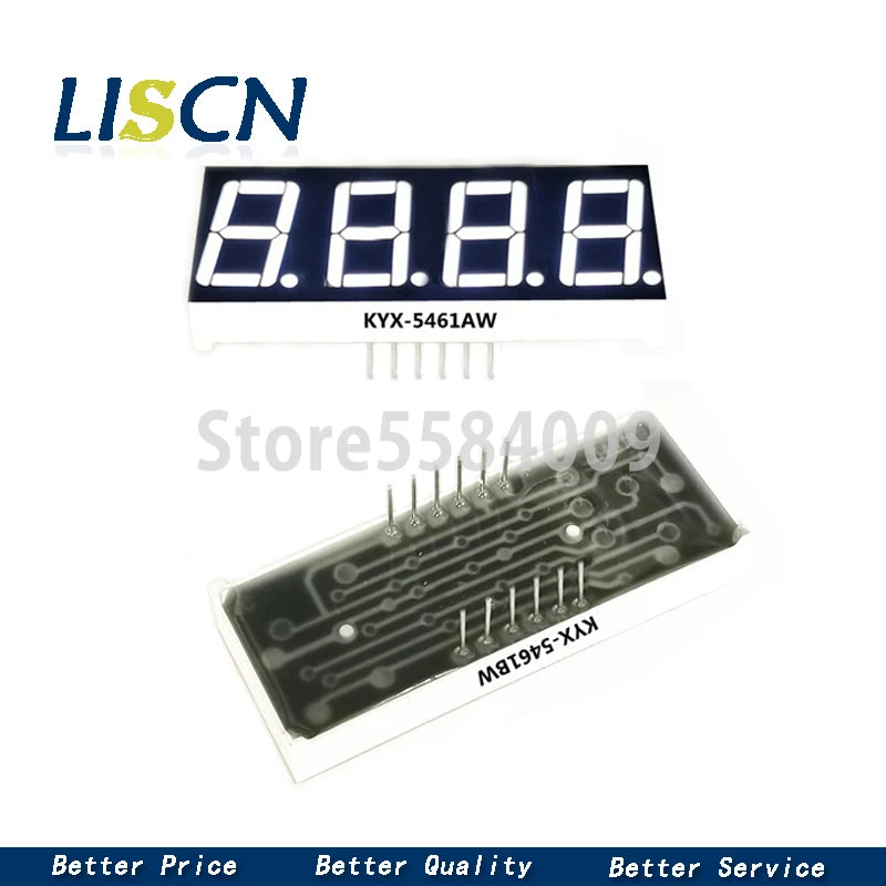 5pcs Digital tube Common AnodeCathode Green Blue White Red 3 4 Bit digital Tube 0.28 0.36 0.56 inch Green LED Display 7 segment
