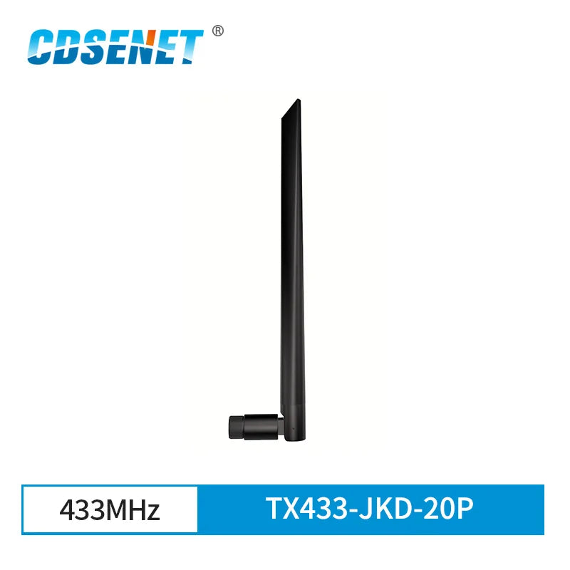 10pcs/lot Wifi Antenna 433MHz 490M SMA-J 4.0dBi High Gain TX433-JKD-20P Omidirectional Straight Rubber Antenna