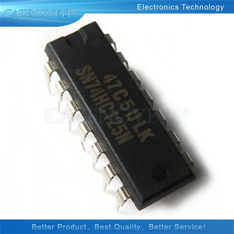 10pcs/lot SN74HC125N DIP14 SN74HC125 DIP 74HC125N 74HC125 DIP-14 MC74HC125AN new and original IC In Stock